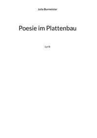 Vorderes Coverbild Poesie im Plattenbau