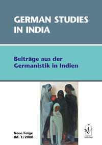 Vorderes Coverbild German Studies in India - Band 1