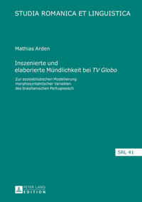 Vorderes Coverbild Inszenierte und elaborierte Mündlichkeit bei «TV Globo»