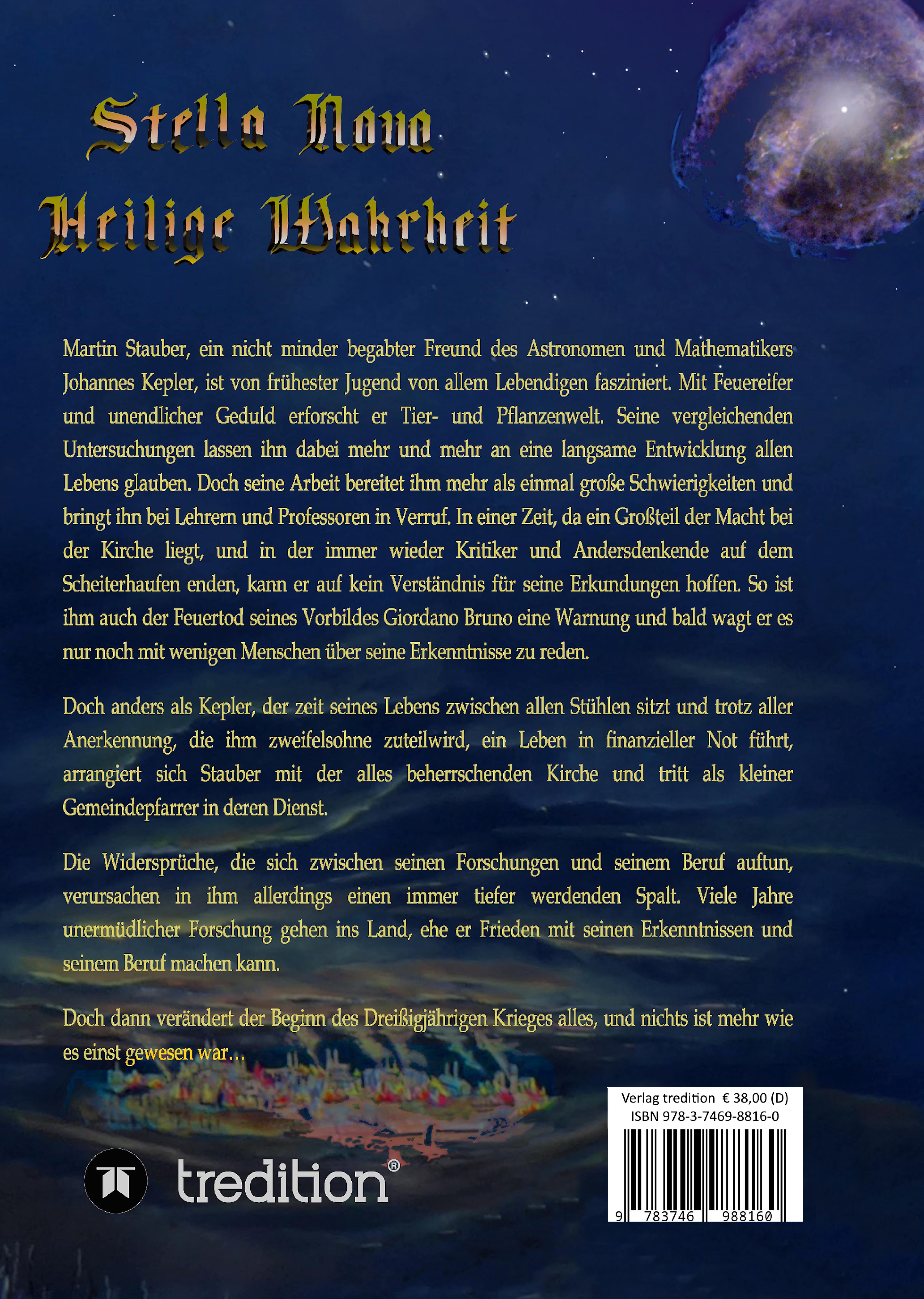 Rückseitencover Stella Nova