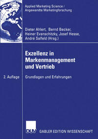 Vorderes Coverbild Exzellenz in Markenmanagement und Vertrieb