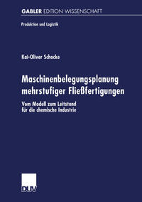 Vorderes Coverbild Maschinenbelegungsplanung mehrstufiger Fließfertigungen