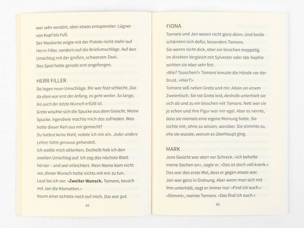 Beispielinhalt (Bild) Kurzfassung in Einfacher Sprache. Was wir dachten, was wir taten