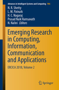 Vorderes Coverbild Emerging Research in Computing, Information, Communication and Applications
