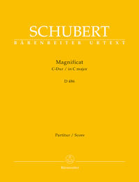 Vorderes Coverbild Magnificat C-Dur D 486. Partitur, Urtextausgabe. BÄRENREITER URTEXT