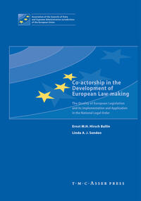 Vorderes Coverbild Co-actorship in the Development of European Law-Making
