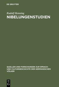 Vorderes Coverbild Nibelungenstudien