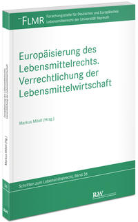 Vorderes Coverbild Europäisierung des Lebensmittelrechts