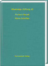 Vorderes Coverbild Richard Pischel. Kleine Schriften