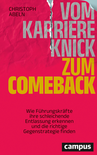Vorderes Coverbild Vom Karriereknick zum Comeback