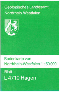 Vorderes Coverbild Bodenkarten von Nordrhein-Westfalen 1:50000 / Hagen