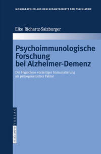 Vorderes Coverbild Psychoimmunologische Forschung bei Alzheimer-Demenz