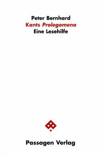 Vorderes Coverbild Kants Prolegomena