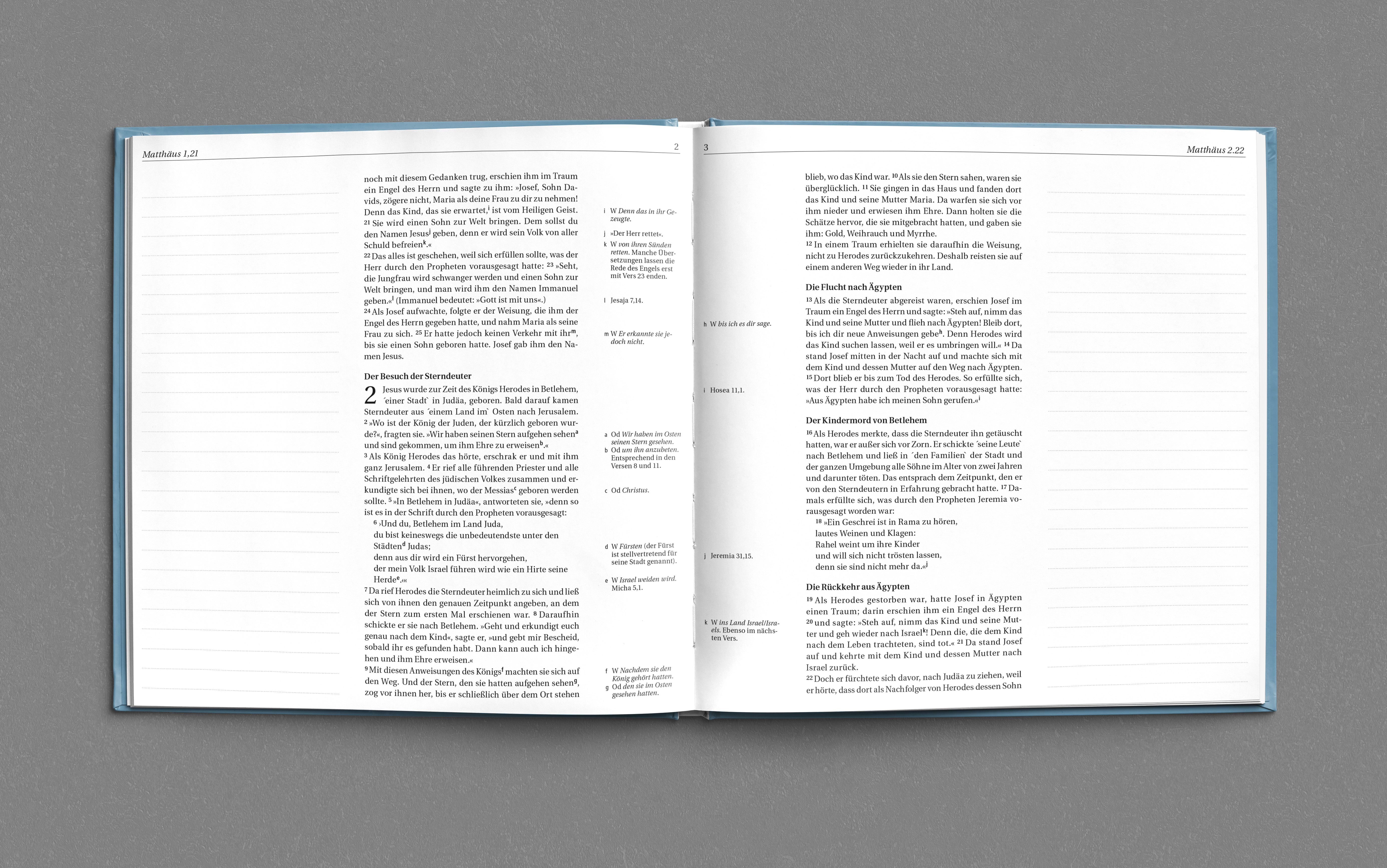 Beispielinhalt (Bild) NGÜ: Journaling Bibel NT