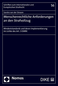 Vorderes Coverbild Menschenrechtliche Anforderungen an den Strafvollzug