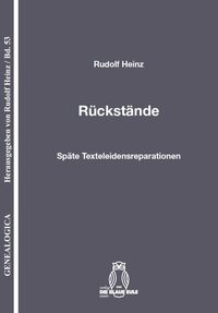 Vorderes Coverbild Rückstände