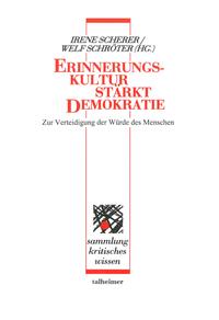 Vorderes Coverbild Erinnerungskultur stärkt Demokratie
