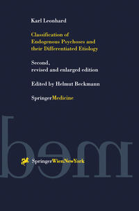 Vorderes Coverbild Classification of Endogenous Psychoses and their Differentiated Etiology