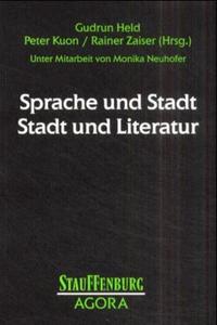 Vorderes Coverbild Sprache und Stadt - Stadt und Literatur