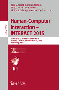 Vorderes Coverbild Human-Computer Interaction – INTERACT 2015