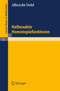 Vorderes Coverbild Halbexakte Homotopiefunktoren