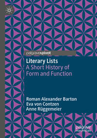 Vorderes Coverbild Literary Lists