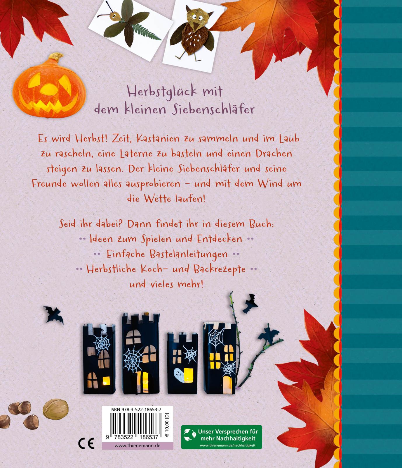 Rückseitencover Der kleine Siebenschläfer: Das machen wir im Herbst!