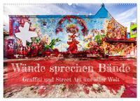 Vorderes Coverbild Wände sprechen Bände (Wandkalender 2025 DIN A2 quer), CALVENDO Monatskalender