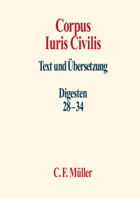 Vorderes Coverbild Corpus Iuris Civilis V