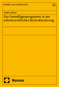 Vorderes Coverbild Das Freiwilligenprogramm in der arbeitsrechtlichen Restrukturierung
