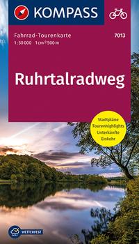 Vorderes Coverbild KOMPASS Fahrrad-Tourenkarte Ruhrtalradweg 1:50.000