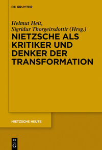 Vorderes Coverbild Nietzsche als Kritiker und Denker der Transformation