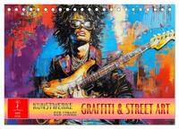 Vorderes Coverbild Graffiti & Street Art - Kunstwerke der Straße (Tischkalender 2026 DIN A5 quer), CALVENDO Monatskalender