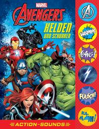 Vorderes Coverbild Marvel Avengers - Helden und Schurken - Action-Soundbuch mit 6 Geräuschen und 4 Comicgeschichten für Kinder ab 6 Jahren
