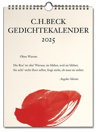 Vorderes Coverbild C.H. Beck Gedichtekalender