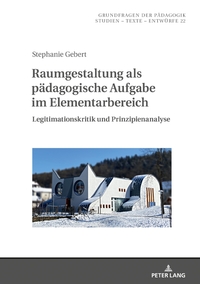 Vorderes Coverbild Raumgestaltung als pädagogische Aufgabe im Elementarbereich