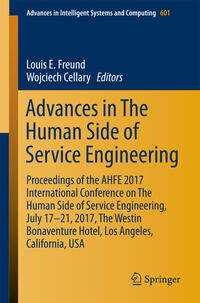 Vorderes Coverbild Advances in The Human Side of Service Engineering
