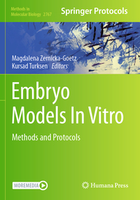 Vorderes Coverbild Embryo Models In Vitro