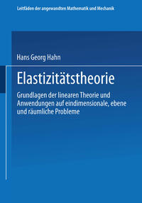 Vorderes Coverbild Elastizitätstheorie