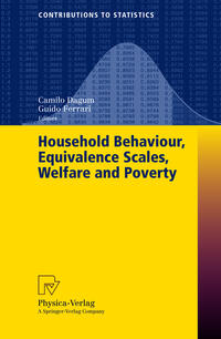 Vorderes Coverbild Household Behaviour, Equivalence Scales, Welfare and Poverty