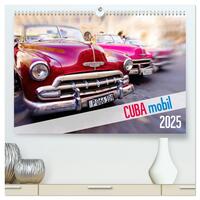 Vorderes Coverbild Cuba mobil - Kuba Autos (hochwertiger Premium Wandkalender 2025 DIN A2 quer), Kunstdruck in Hochglanz