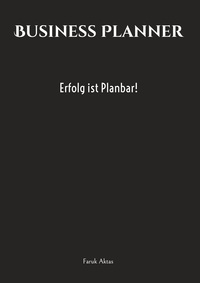 Vorderes Coverbild Business Planner