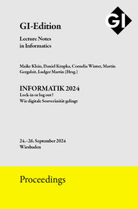 Vorderes Coverbild GI Edition Proceedings Band 352 "INFORMATIK 2024"