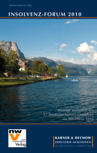 Vorderes Coverbild Insolvenz-Forum 2010