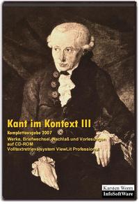 Vorderes Coverbild Kant im Kontext III