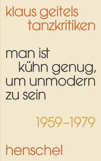 Vorderes Coverbild "Man ist kühn genug, um unmodern zu sein"