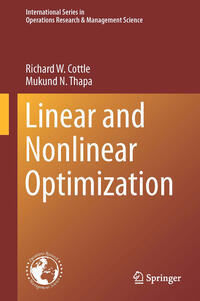 Vorderes Coverbild Linear and Nonlinear Optimization
