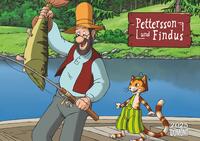 Vorderes Coverbild DUMONT - Pettersson & Findus 2025 Wandkalender, 42x29,7cm, Kalender von Sven Nordqvist, mit schönsten Szenen von Pettersson und Kater Findus