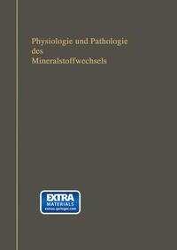 Vorderes Coverbild Physiologie und Pathologie des Mineralstoffwechsels