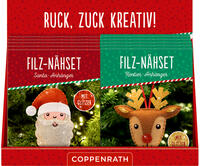 Vorderes Coverbild Filz-Nähsets Weihnachts-Anhänger